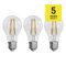 LED žiarovka Filament A CLASS A60 / E27 / 5 W (75 W) / 1 060 lm / neutrálna biela