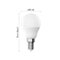 LED žiarovka Basic Mini Globe / E14 / 9,4 W (60 W) / 806 lm / Neutrálna biela