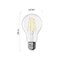 LED žiarovka Filament A60 / E27 / 5,9 W (60 W) / 806 lm / Neutrálna biela