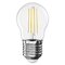 LED žiarovka Filament Mini Globe / E27 / 3,4 W (40 W) / 470 lm / Teplá biela