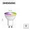 LED žiarovka GoSmart MR16 / GU10 / 4,8 W (35 W) / 400 lm / RGB / stmievateľná / WiFi