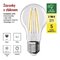 LED žiarovka Filament A60 A CLASS/ E27 / 5 W (75 W) / 1 060 lm / teplá biela