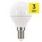 LED žiarovka Classic Mini Globe 5W E14 teplá biela