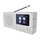 Prenosné rádio s Bluetooth, MP3, DAB / DAB+ / FM, biele